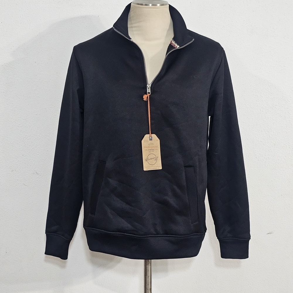 ORIGINAL

Weatherproof

6

VINTAGE

since 1948Men's Black Half-Zip Sweater